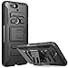 Nexus 6P Case, i-Blason **Dual Layer** [Kickstand] Google Nexus 6P Case (2015 Release) Prime Series Holster Cover with Kickstand and Locking Belt Swivel Clip (Black)