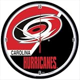 Carolina Hurricane Round Clock