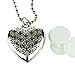Flower of Life Heart Ball Chain Aromatherapy Essential Oil Diffuser Necklace Locket Pendant Jewelry