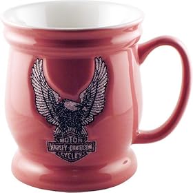 Harley Davidson Pink Sparkle Eagle 12 Ounce Coffee Mug by Encore