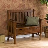 Southern Enterprises BC3044 Country Entryway Bench