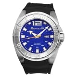 Body Glove Men's 30052 OhzBro Steel 300 Meter Dive Blue Dial Watch