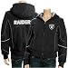 Oakland Raiders Jackets : Oakland Raiders Ladies Black Arctic Fleece Full Zip Jacket