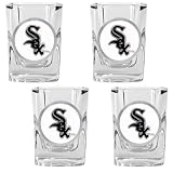Chicago White Sox MLB 4pc Square Shot Glass Set