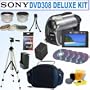 Sony DCR-DVD308 DVD Handycam Camcorder + Deluxe Kit
