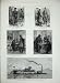 1880 Ship River Magdalena America Russian Cossack War