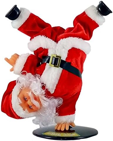 Dancing Santa Claus | Animated Christmas Decoration Indoor | Musical Holiday Figurine 10 Inch