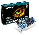 GIGABYTE GeForce 6200 512MB GDDR2 AGP 64MB 1xDVI-I aktiv