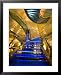 Interior Stairs and Ceiling of Modern Public Spa, Escaldes-Engordany Parish, Andorra Architecture Framed Art Poster Print by Jim Zuckerman, 25x31