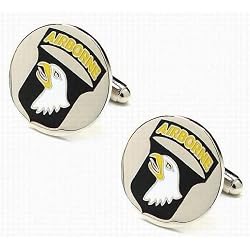 Airborne Screaming Eagle Cufflinks