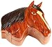 Horse Head Western Decor Hand Crafted Wood Inlay Puzzle Jewelry Box