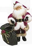 15 Victorian Santa Claus Doll/Figurine with a Bag for a Wine Bottle. MAKES A GREAT HOSTESS GIFT!!