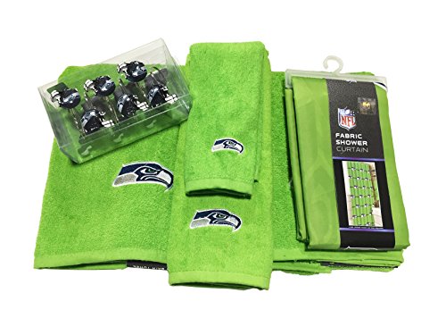 NFL Seahawks 6pc Bathroom Accessories Set
