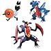 Pokémon 3 Pack Figures- Mega Garchomp, Fletchling, Gabite
