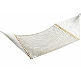 Natural Sand Finish Outdoor Polycord Hanging Hammock