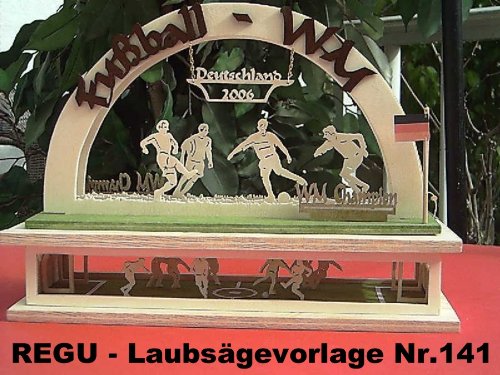 REGU – Laubsägevorlage Fussball WM und EM