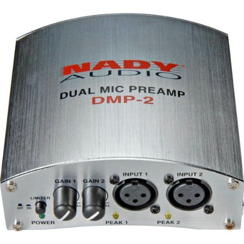 New Practical Dmp 2 Dual Microphone Pre Amp Peak Led Indicators Selectable Integrated Limiter