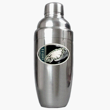 Philadelphia Eagles Stainless 25 Ounce Steel Cocktail Shaker by Great American Products