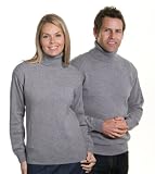 Mens & Womens Lambswool Polo Neck Jumper