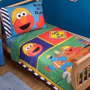 cookie monster crib bedding