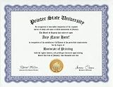 51eTJ0inlyL. SL160  custom printing apparel|Printer Printing Degree: Custom Gag Diploma Doctorate Certificate (Funny Customized Joke Gift   Novelty Item) Testimonials
