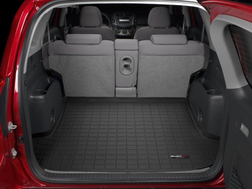 WeatherTech Custom Cargo Liner Trunk Mat - Toyota RAV4 - 2006-2012 - Black - Behind 2nd Row On Sale