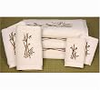 Finest Quality Anniversary Gift < 200 - 7pc. Bamboo Tree Luxury Cotton Towel Bath Set - IVR or LIN