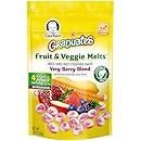 Gerber Graduates Fruit and Veggie, Melts Very Berry Blend, 1 Ounce (Pack of 7)