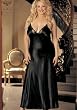 Plus Size Charmeuse And Lace Cup Long Gown