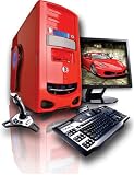 CybertronPC F430 5600 Red, AMD Athlon 64 X2 5600+, 4GB DDR2, 500GB HDD, 20X DVDRW, GeForce 320MB 8800GTS, 600 Watt Modular Power Supply, MS Windows Vista Home Basic 64-bit, 1 Year Parts & Labor Warranty