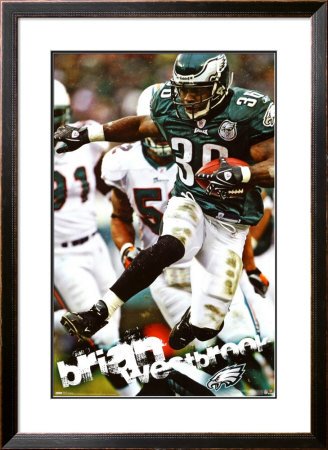 Brian Westbrook Framed Poster Print, 32x44