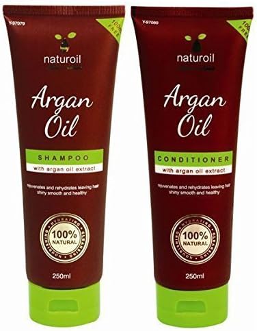 ARGAN OIL SHAMPOO & CONDITIONER SET 100% NATURAL 250ml by Argon oil