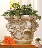 12 Old World Corinthian Leaf Capital Pedestal Planter