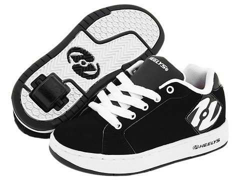Heelys Classic Roller Shoe (Black/White) #7526