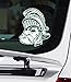 Michigan State University Sticker Retro Gruff Sparty MSU Spartans Heavy-Duty Waterproof Car Decal for Windows, Laptops, or Water Bottles