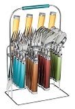 Aura Multi-Color on Rack 20-Piece, Service for 4