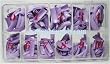 Nail Tips Violet 550 Pcs/Box