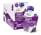 Plum Organics Yogurt Mish Mash Fruit and Veggie Smoothie, Purple Roots and Fruits, 3.17-Ounce (Pack of 12)
