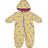 2016年 PANDA 中綿ジャンプスーツ 防寒衣料 撥水加工 イエロー◇80cm