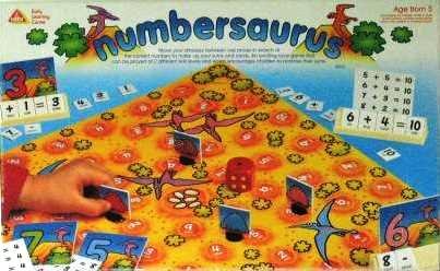 Numbersaurus: Practising Sums Board Game