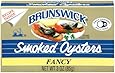 Brunswick Smoked Oysters, 3-Ounce Tins (Pack of 12)