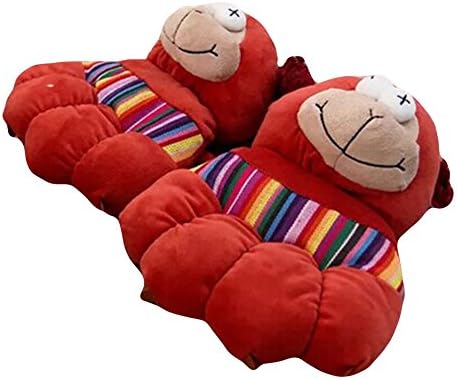Duoduo888 Cartoon Cotton Animal Winter Warmth Keep Warm Gloves Red