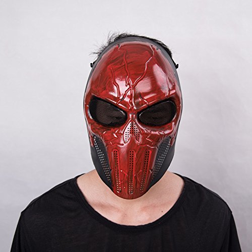 Techp Punisher Skeleton Mask Protective Mask Gear Airsoft and Cs Game