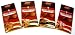 Cold Stone Creamery Chocolate & Ice cream Lovers Gift Pack Of 4 Flavors Filled Milk Chocolate Block Bars – Our Strawberry Blonde , Chocolate Devotion , Coffee Lovers Only & Peanut Butter Cup Perfection