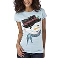License Juniors Mr. Snowman Graphic Tee - Blue&nbsp;