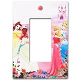 Disney Princess Royal Reflections - 1 Rocker Wallplate