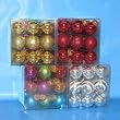 Club Pack of 324 Assorted Multicolored Miniature Glass Ball Christmas Ornaments