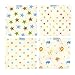Baby Bandana Bibs By Little Cheeky (set of 4) Pure Cotton-Absorbent-Unisex-Adjustable-with non-metal Snaps