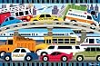 Melissa Doug 4421 Traffic Jam Floor Puzzle 2 ft.x3 ft.