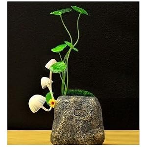 iBRIGHT- Mushroom light Colorful Night Light, Avatar Mushroom Lamp Nightlight Romantic Light Led Light, Energy-saving Light Sensor Control, Potted Plant Lamp Light